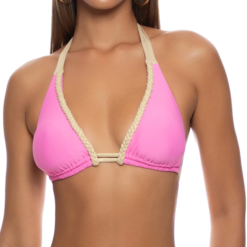 SAIL ON - Braided Triangle Halter Top - Image 2