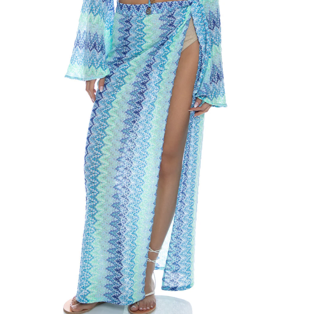 SEVEN SEAS - Long Wrap Skirt - Image 2