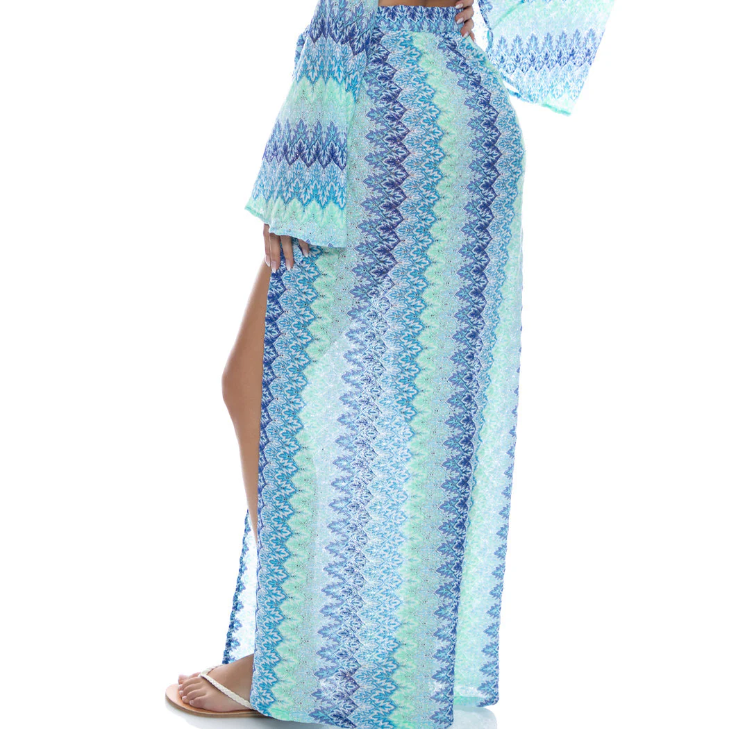 SEVEN SEAS - Long Wrap Skirt - Image 3