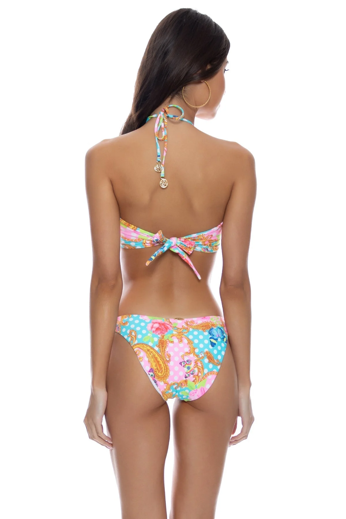 SHE'S CUTE - Ring Drawstring Bandeau Top - Image 6