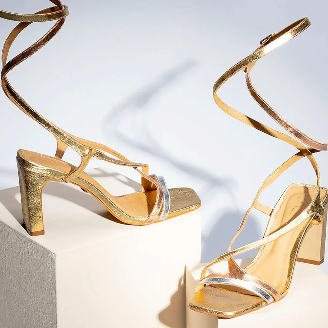 SHOES - Strappy Block Heel - Image 2