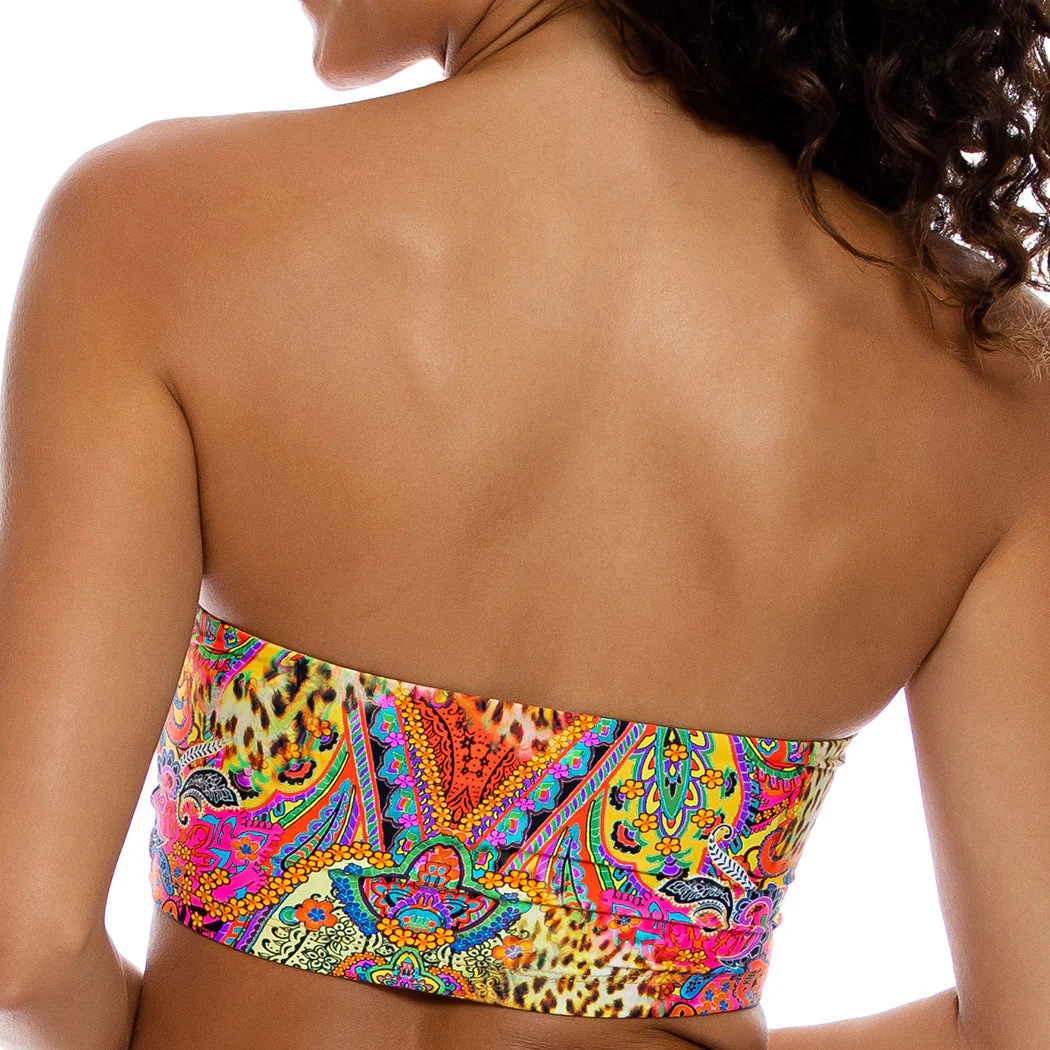 SHORE THING - Double Loop Bandeau Crop Top - Image 3