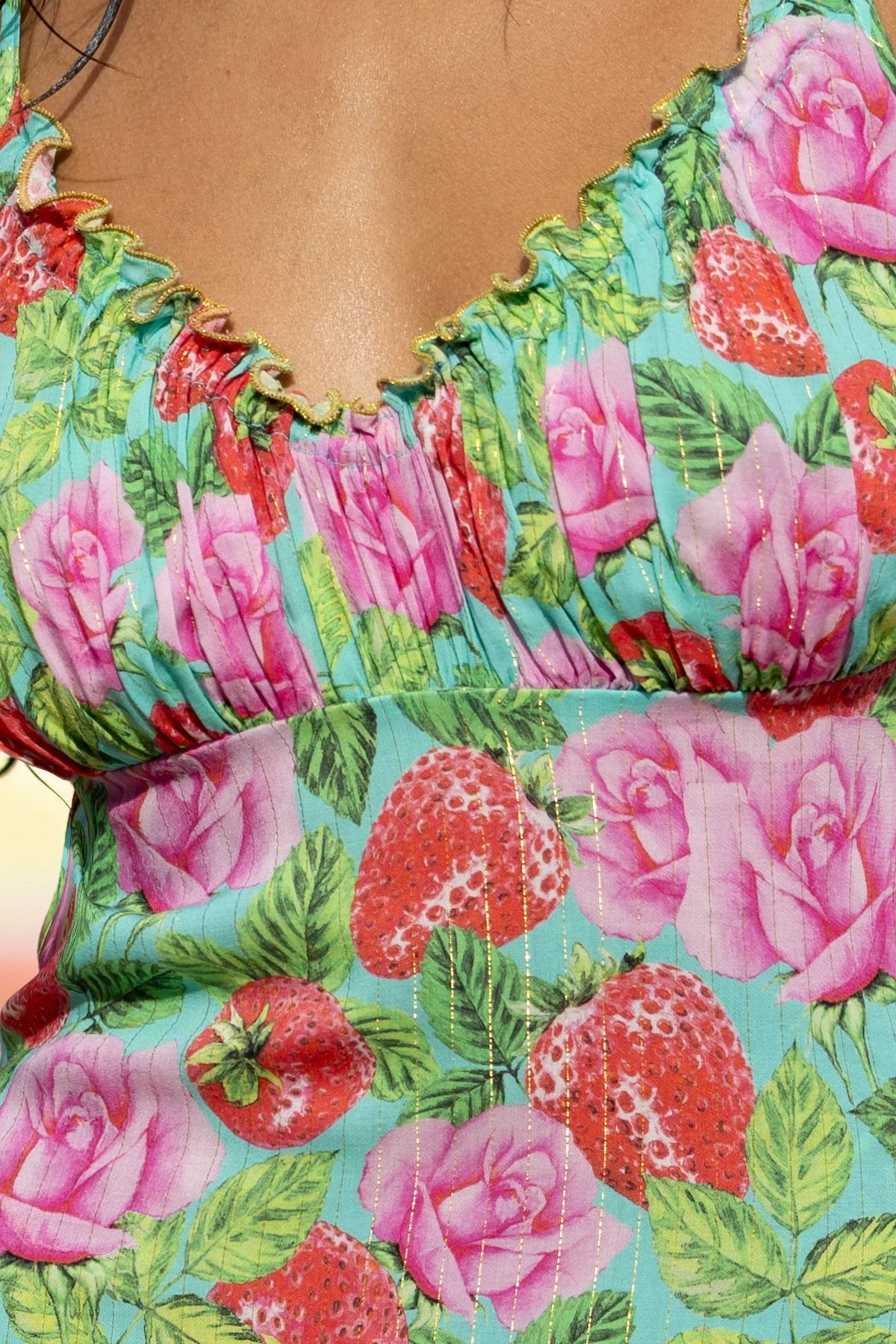 STRAWBERRY FIELDS - Ruched Bust Cami Dress - Image 6