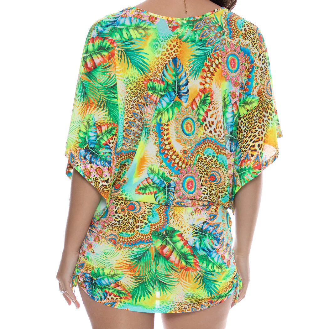 SUN STONES - Cabana V Neck Dress - Image 3