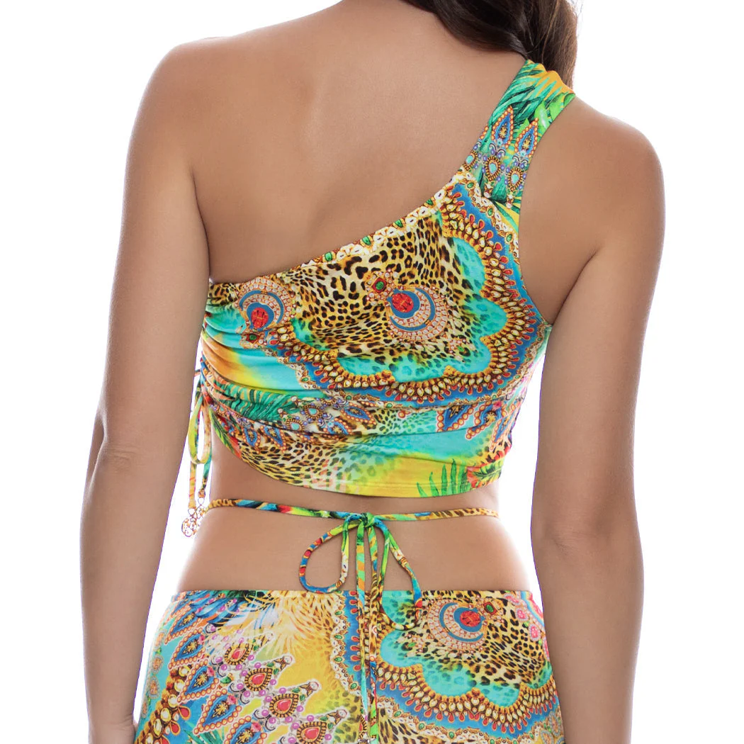 SUN STONES - One Shoulder Top - Image 3