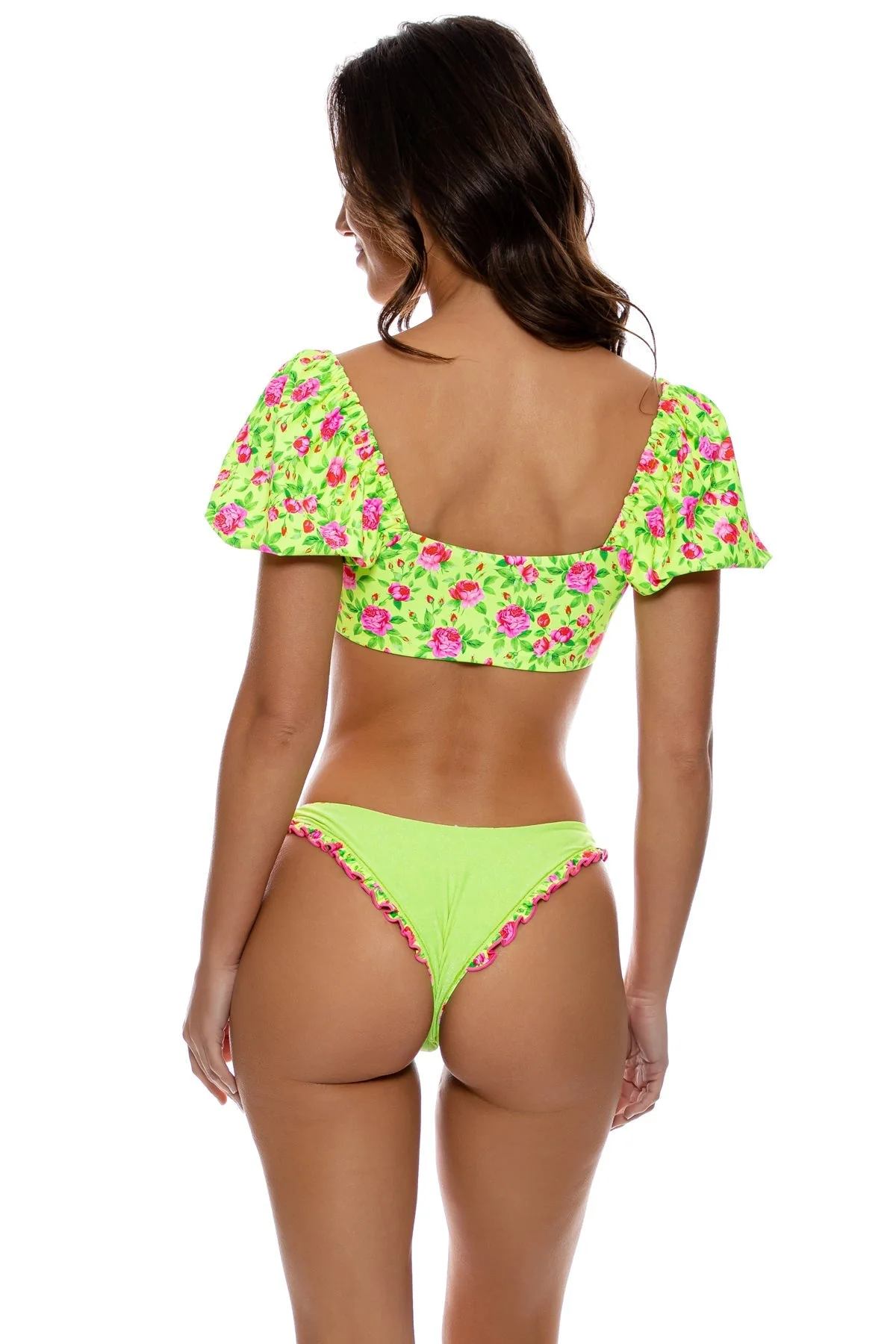 TI AMO - Reversible Ruffle High Leg Brazilian Bottom - Image 7