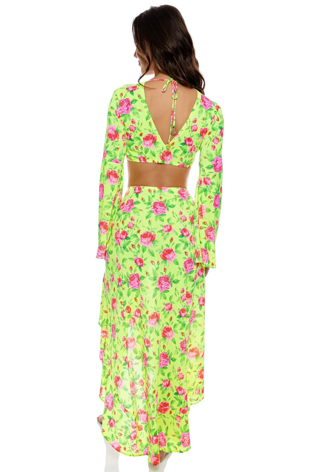 TI AMO - Ruffle High Lo Slit Skirt - Image 4