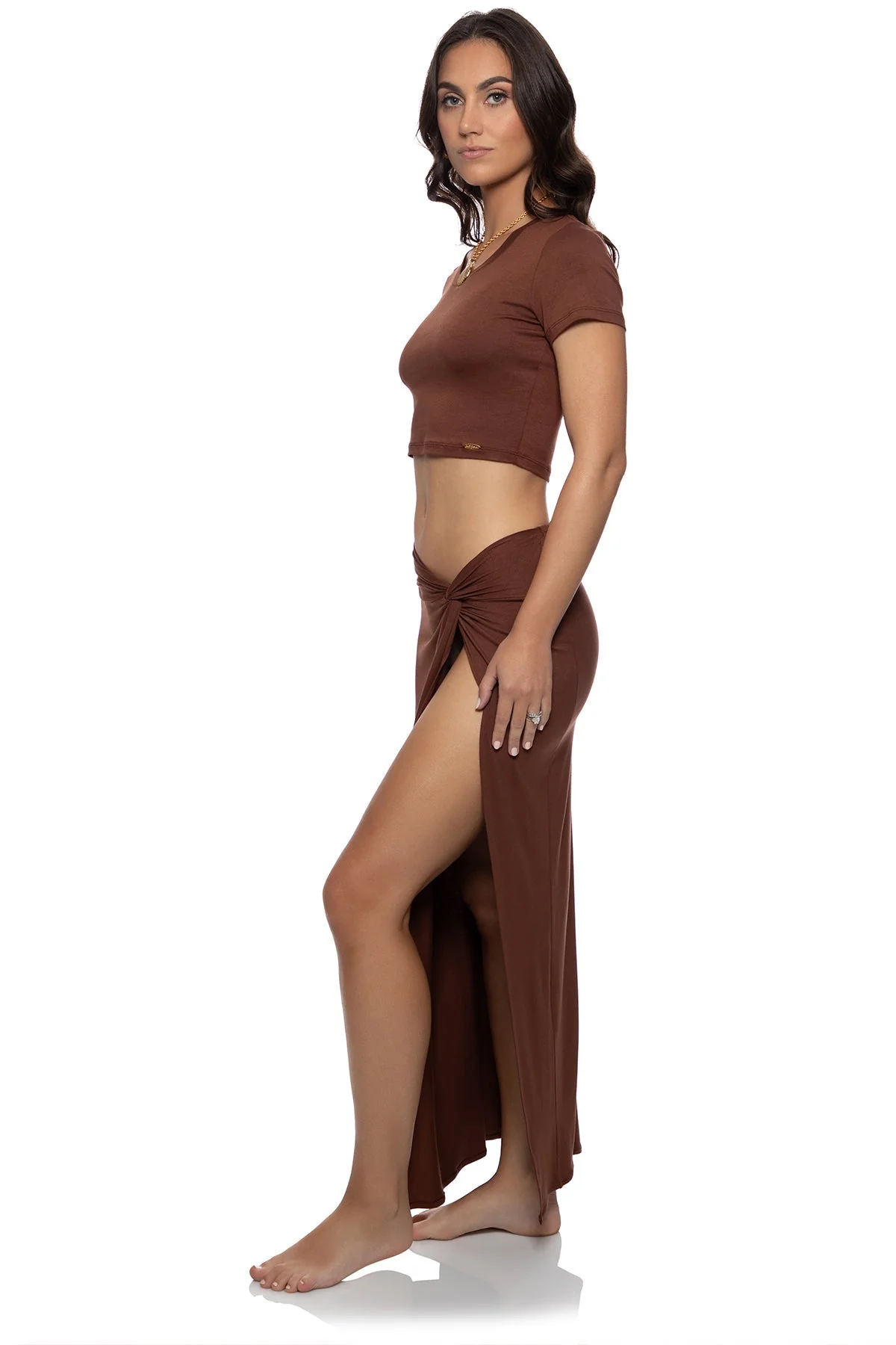 VELVET SHORES - Twist Front Skirt - Image 5