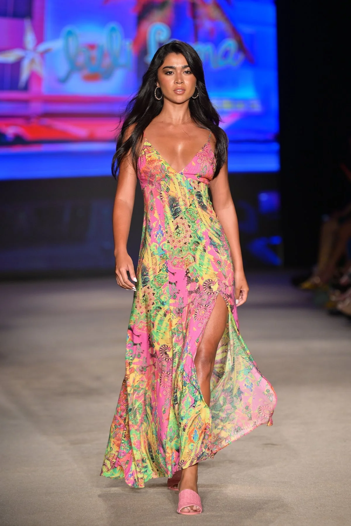 VICE CITY - Bralette Side Slit Maxi Dress - Image 2