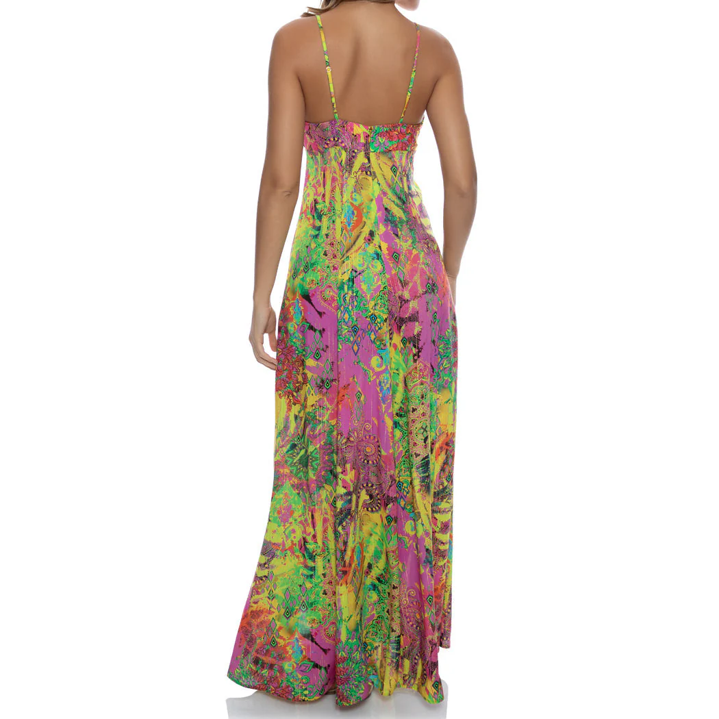 VICE CITY - Bralette Side Slit Maxi Dress - Image 4