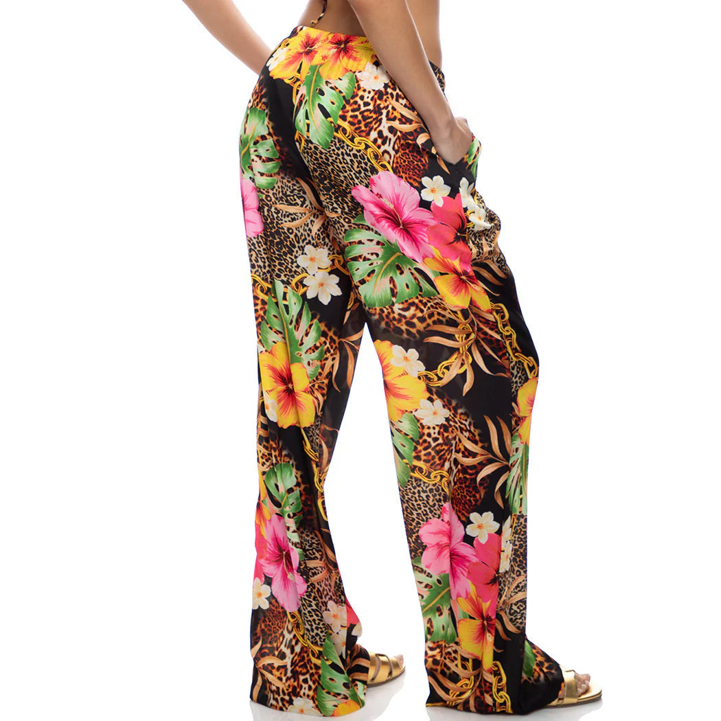 VISIONS OF PARADISE - Elastic Waistband Pant - Image 2