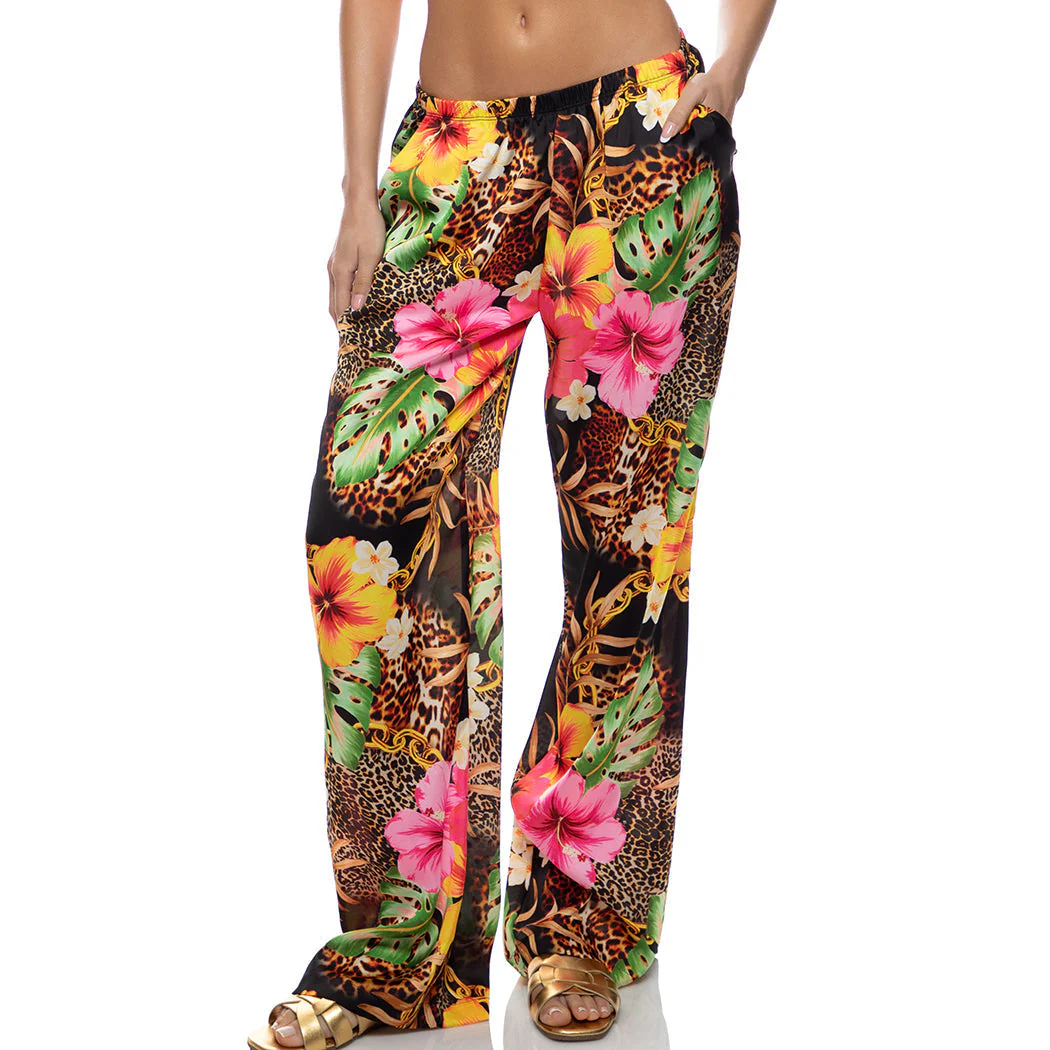 VISIONS OF PARADISE - Elastic Waistband Pant - Image 3