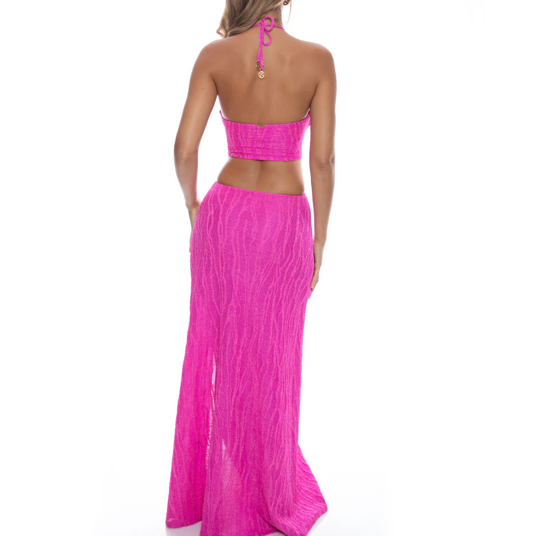 WAVE CHASER - Double Loop Bandeau Long Dress - Image 3