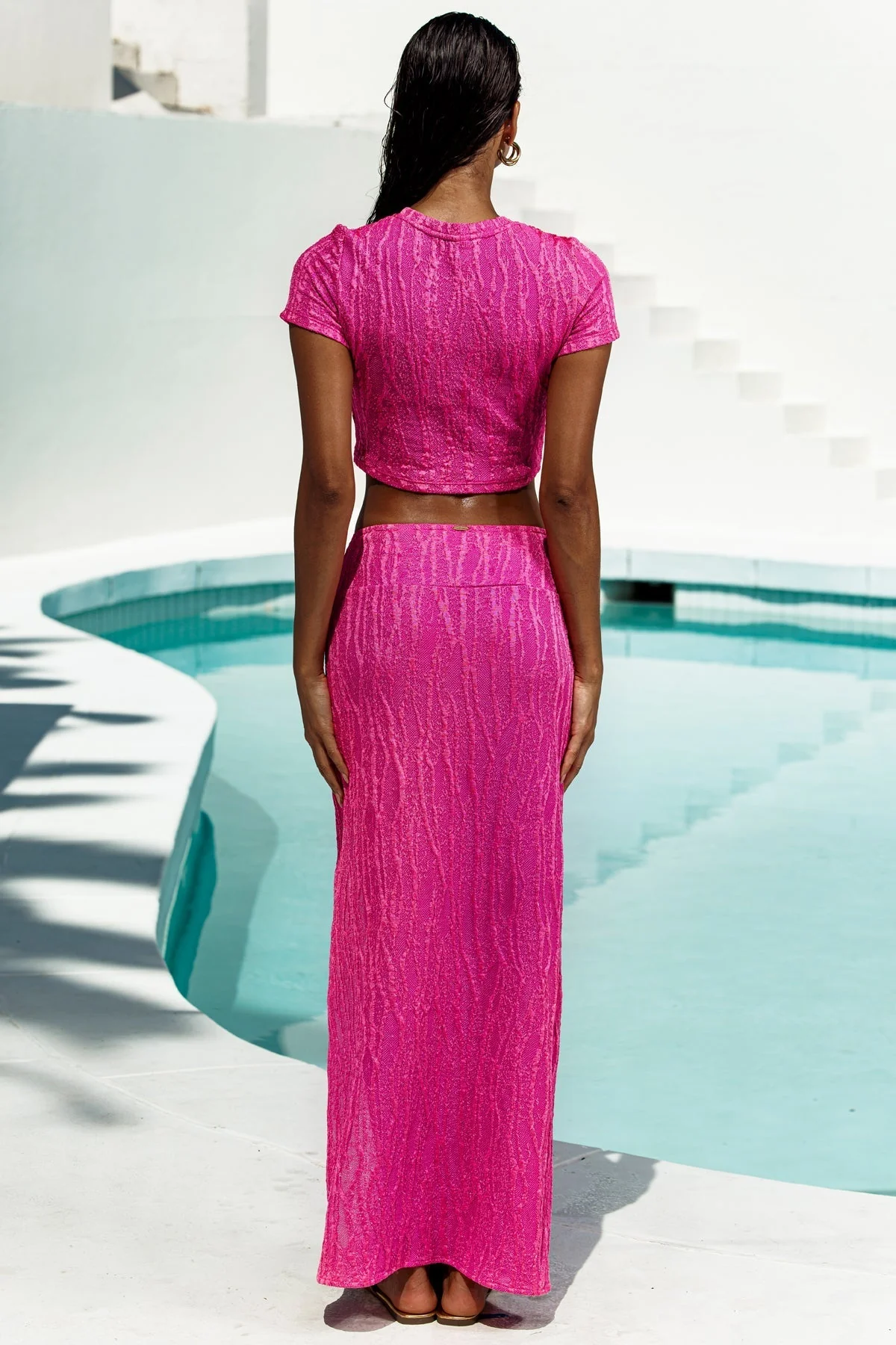 WAVE CHASER - Twist Front Skirt - Image 4