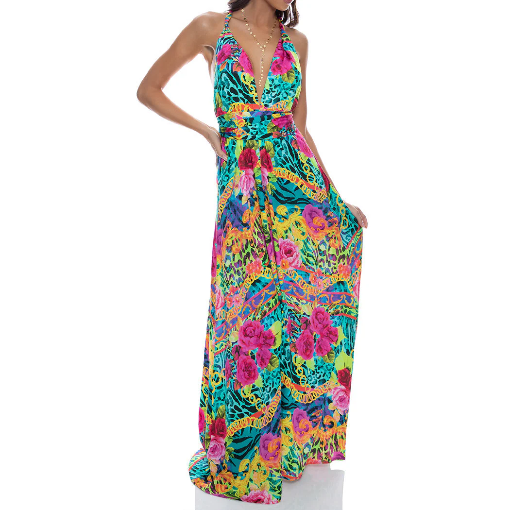 WILD BLOOMS - Convertible Maxi Dress - Image 2