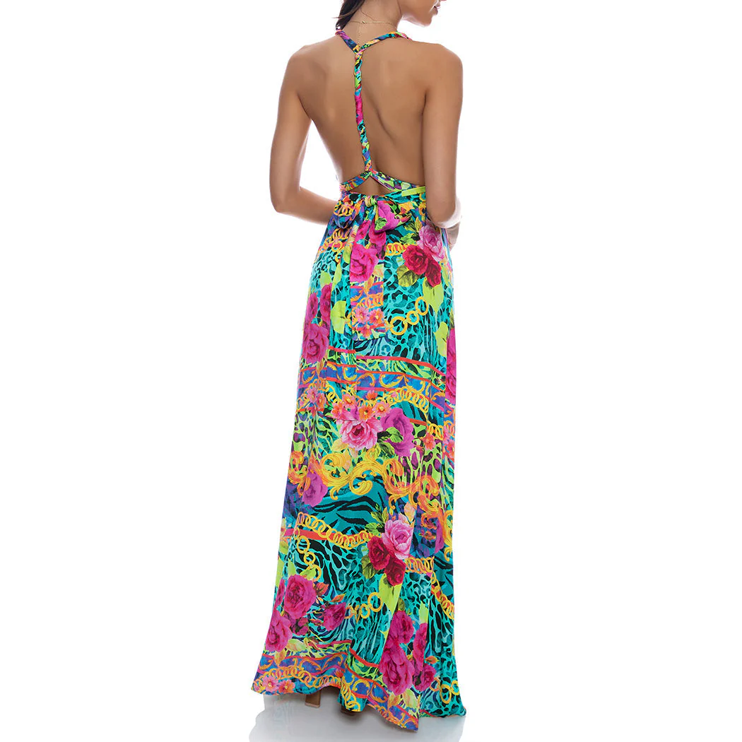 WILD BLOOMS - Convertible Maxi Dress - Image 3